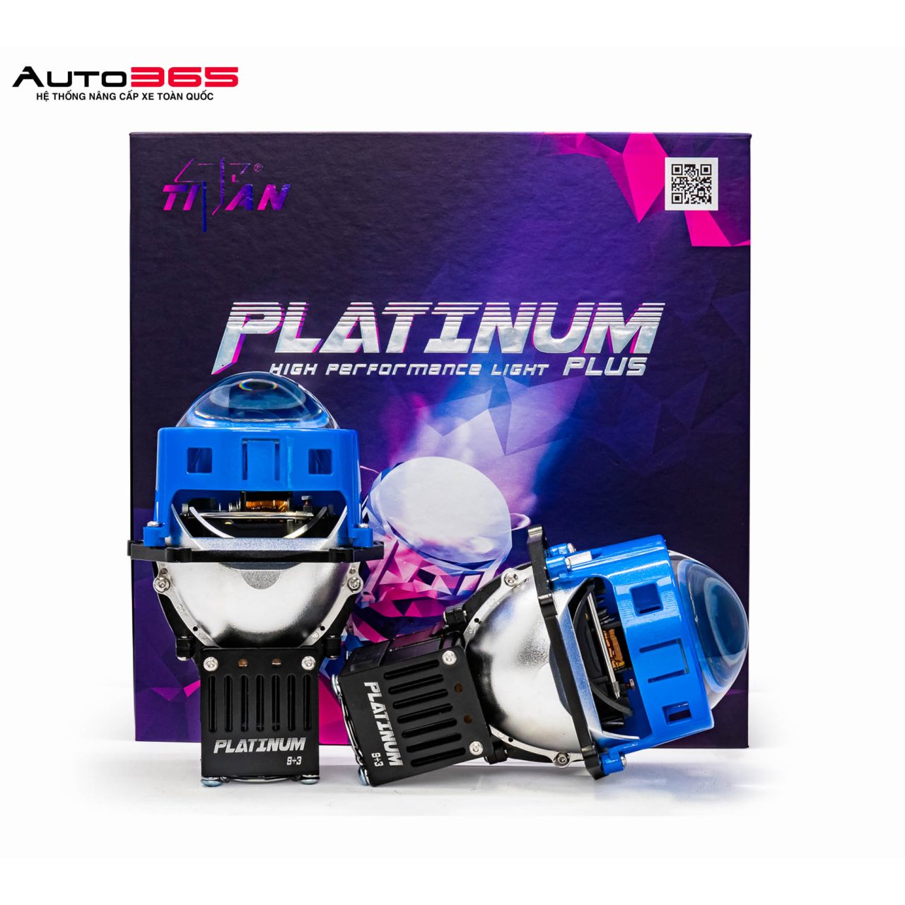 BI LED TITAN PLATINUM 9+3 NHIỆT MÀU 5000K - Hình 2